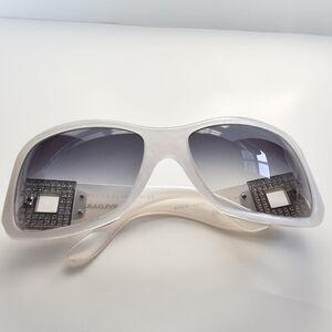 Bvlgari Swarovski Limited Edition silver sunglasses